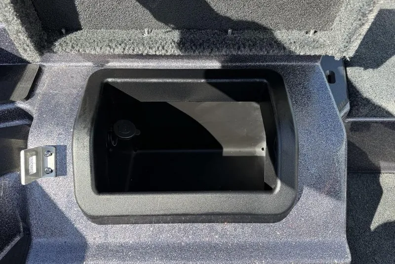 Slide: The Image of Storage compartment in 2026 Skeeter ZXE21 boat, featuring a sleek, durable design. - 14