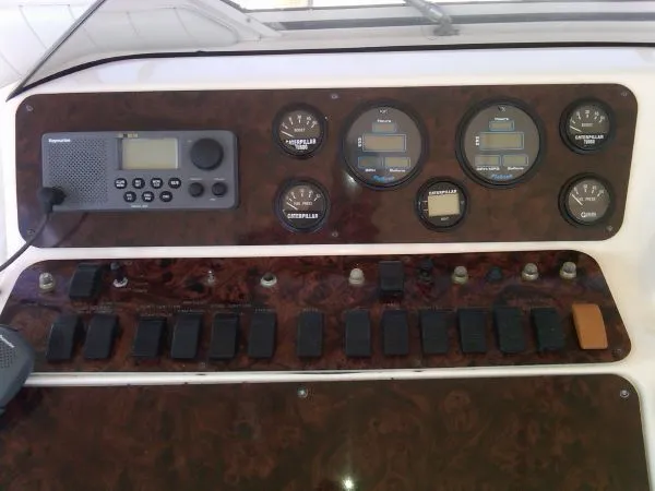 Slide: The Image of Sea Ray 440 Express Bridge Re-Power 2005 1997 - 1