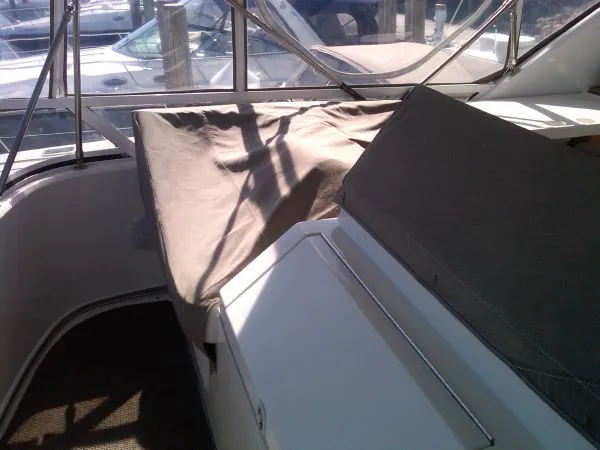 Slide: The Image of Sea Ray 440 Express Bridge Re-Power 2005 1997 - 8