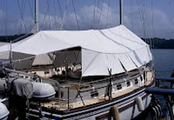 Slide: The Image of Endeavour Sailboat Sloop 1984 - 1