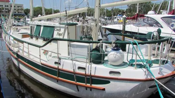 Slide: The Image of Durbeck Sailboat Pilot House 1981 - 8