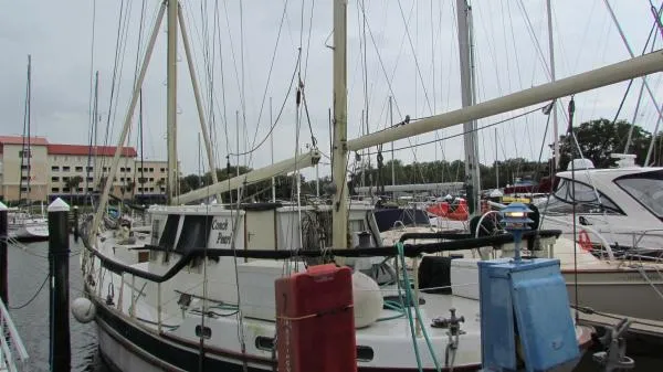 Slide: The Image of Durbeck Sailboat Pilot House 1981 - 9