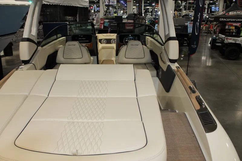 Slide: The Image of 2026 Chris-Craft Sportster 25 boat interior with luxurious seating and modern design. - 20