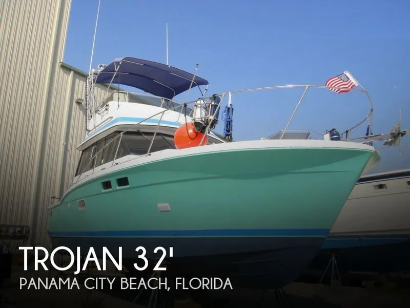 Slide: The Image of Trojan 32 F Sport Fisherman 1975 - 0
