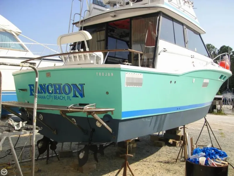 Slide: The Image of Trojan 32 F Sport Fisherman 1975 - 2