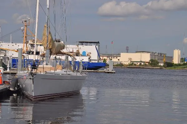 Slide: The Image of Tripp Custom 55 by Brooklin Boat Yard 1992 - 4