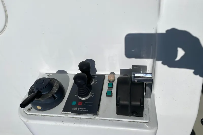Slide: The Image of Control panel of a 2003 Northern Marine 57 Raised Pilothouse yacht. - 6