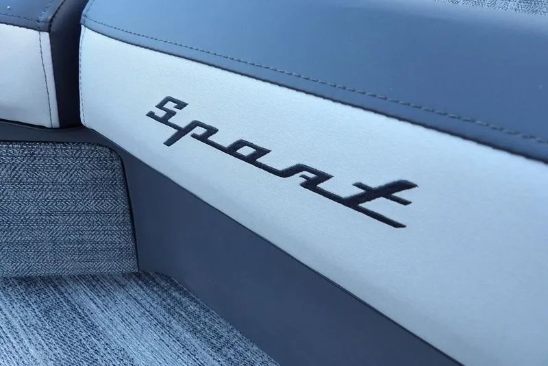 Slide: The Image of 2026 Bennington M Swingback 26 MSB interior with "Sport" embroidery detail. - 40