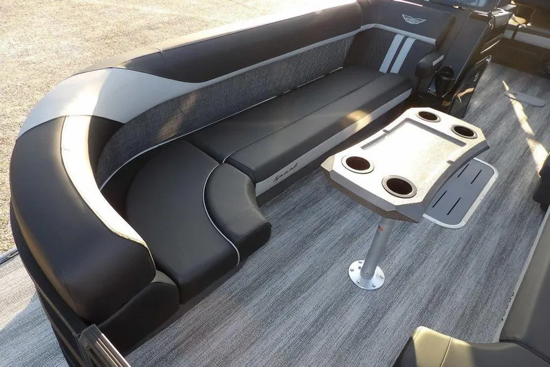 Slide: The Image of 2026 Bennington M Swingback 26 MSB interior with sleek seating and modern table design. - 9