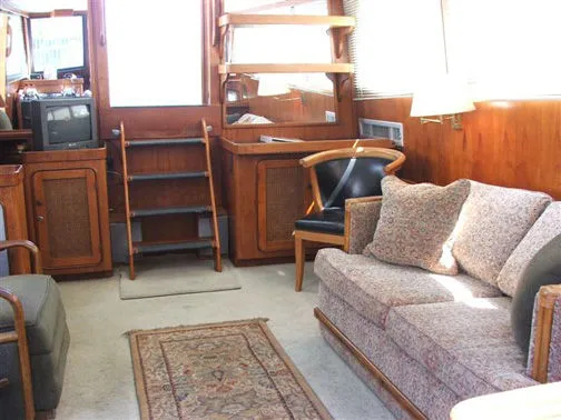 Slide: The Image of Gulfstar 44 Trawler Motor Yacht 1979 - 9