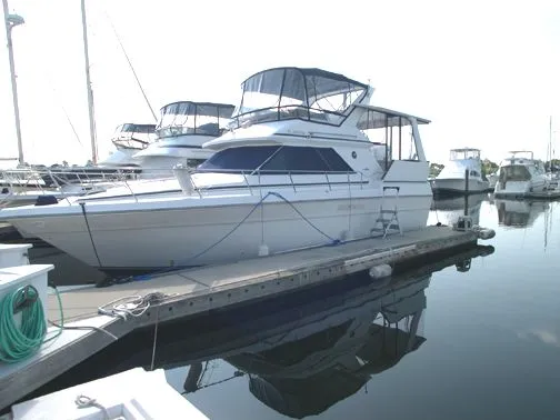 Slide: The Image of Sea Ray 380 Aft Cabin 1989 - 0