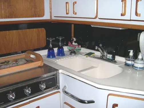 Slide: The Image of Sea Ray 380 Aft Cabin 1989 - 5