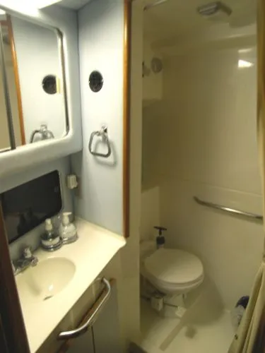 Slide: The Image of Sea Ray 380 Aft Cabin 1989 - 8