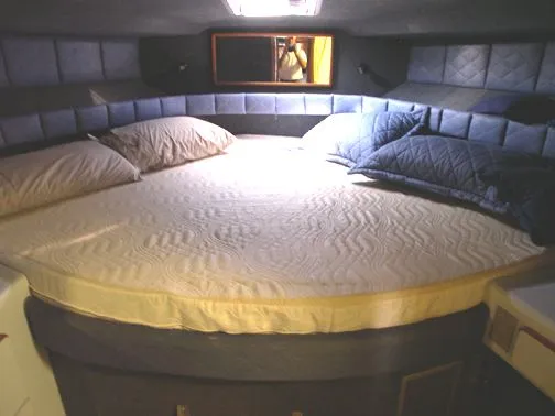 Slide: The Image of Sea Ray 380 Aft Cabin 1989 - 9