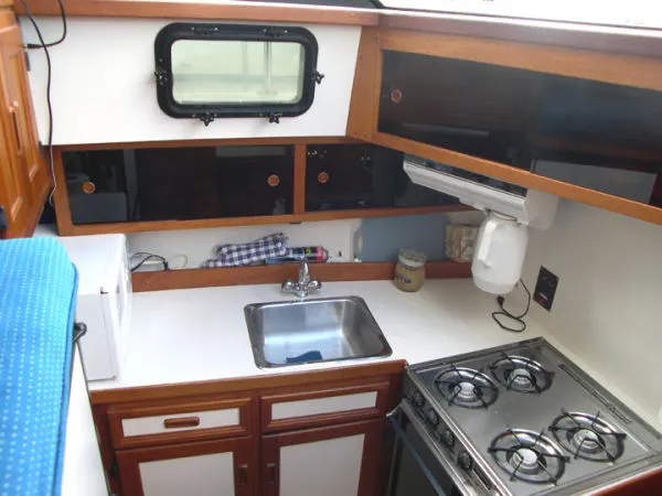 Slide: The Image of Cooper Yachts Prowler 350 Aft Cabin 1988 - 10