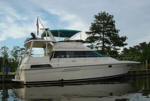 Slide: The Image of Silverton Aft Cabin Motor Yacht 1990 - 0