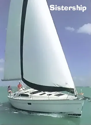 Slide: The Image of Hunter 40.5 Sloop 1997 - 0
