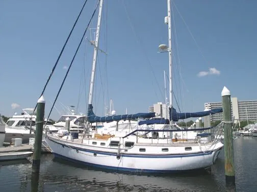 Slide: The Image of Blue Water Vagabond 47 1985 - 0