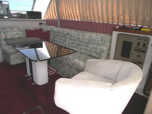 Slide: The Image of Trojan 13 Meter Flybridge Convertible 1986 - 3