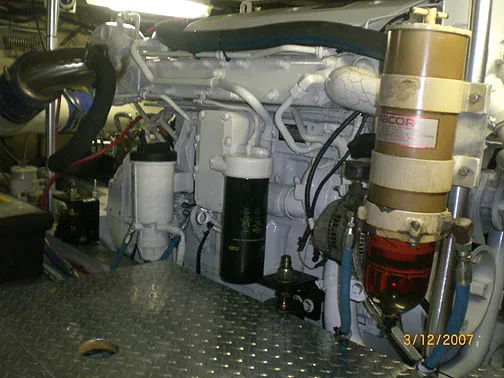 Slide: The Image of Hatteras Convertible Sportfish John Deere repowered 2005 1978 - 8