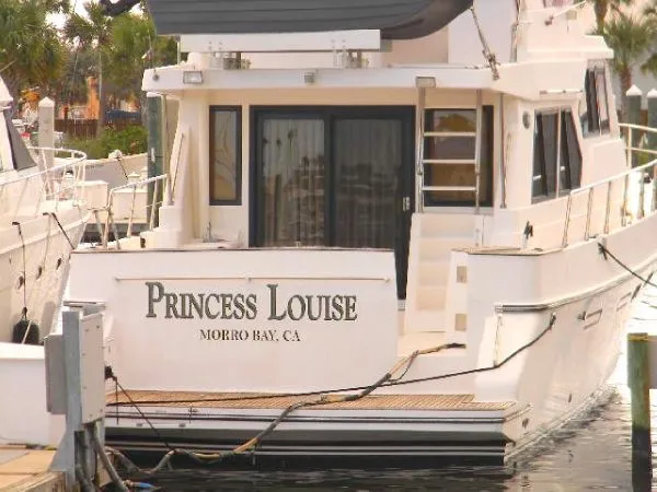 Slide: The Image of Symbol 557 Pilothouse Yacht 1999 - 1