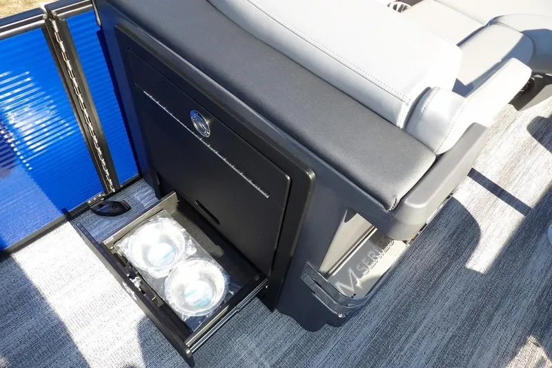 Slide: The Image of 2026 Bennington M Quad Bench 22 MFB with storage drawer and seating. - 24