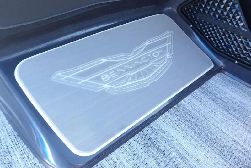 Slide: The Image of Bennington M Quad Bench 22 MFB 2026 logo on textured surface. - 27