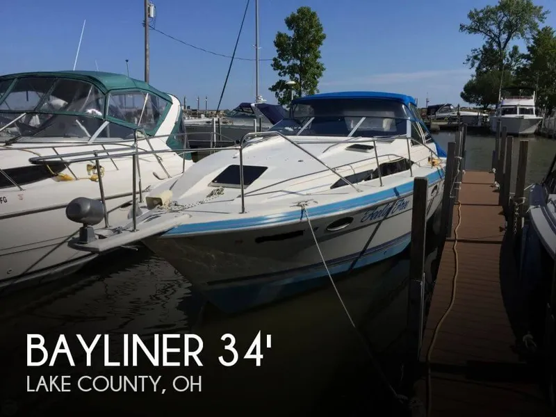 Slide: The Image of Bayliner 3450 Avanti 1987 - 0
