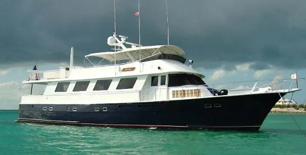 Slide: The Image of Hatteras Aft Deck Motor Yacht 1987 - 0