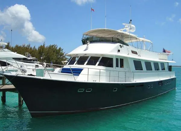 Slide: The Image of Hatteras Aft Deck Motor Yacht 1987 - 1