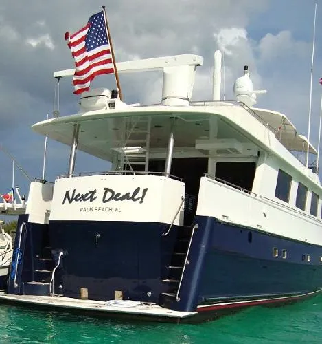 Slide: The Image of Hatteras Aft Deck Motor Yacht 1987 - 2