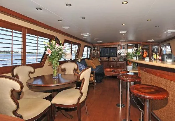 Slide: The Image of Hatteras Aft Deck Motor Yacht 1987 - 3