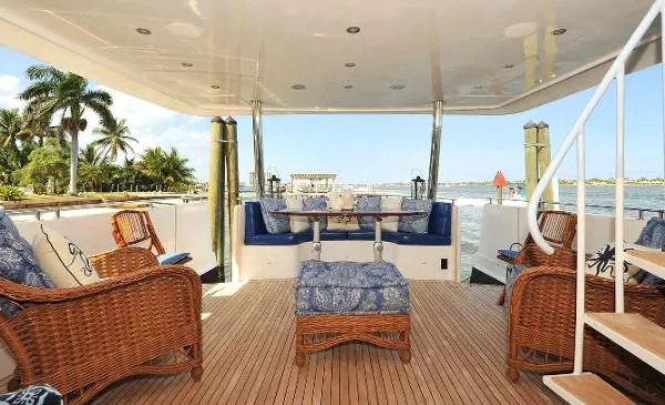 Slide: The Image of Hatteras Aft Deck Motor Yacht 1987 - 6
