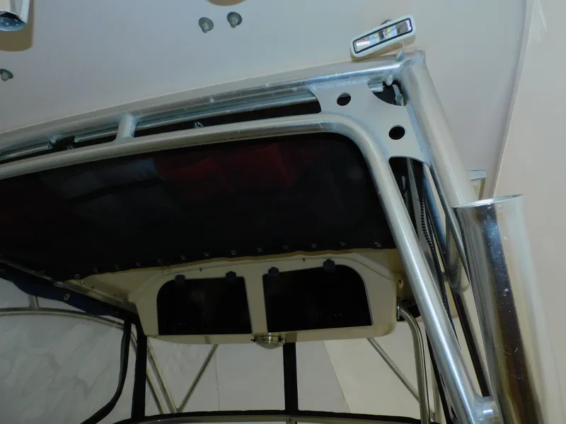 Slide: The Image of Grady-White Gulfstream 232 boat roof detail, 2012 model. - 18