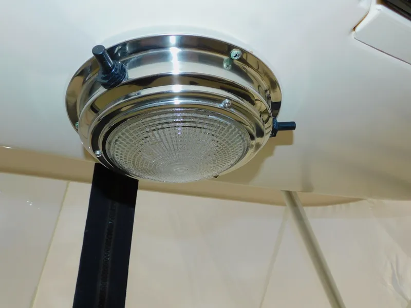 Slide: The Image of Ceiling light on Grady-White Gulfstream 232 boat, year 2012. - 37