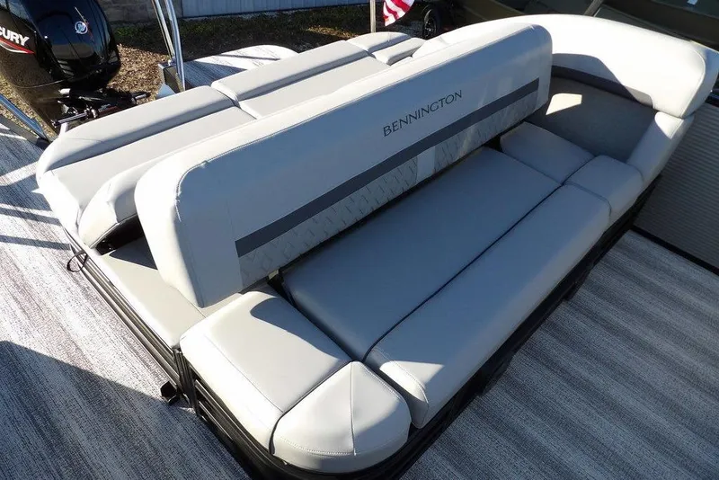 Slide: The Image of 2026 Bennington M Swingback 22 MSB boat with luxurious seating and modern design. - 37