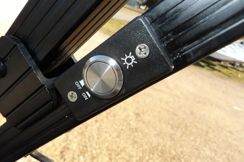 Slide: The Image of Close-up of a Bennington M Swingback 22 MSB 2026 light switch. - 40