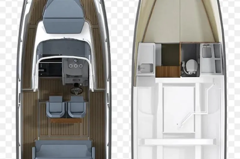 Slide: The Image of Digital Balmar gauge on Nimbus T8 dashboard, 2021 model. - 18