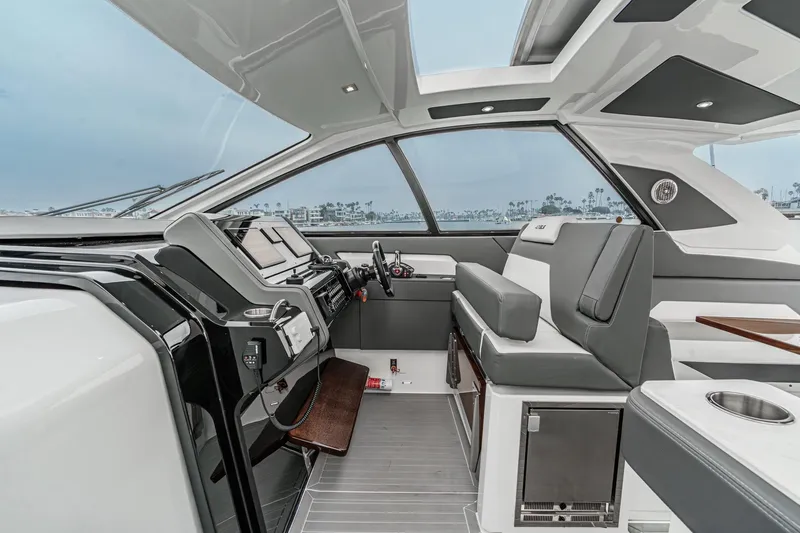 Slide: The Image of 2022 Cruisers 42 GLS yacht bathroom with shower and modern interior design. - 47