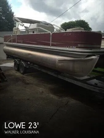 Slide: The Image of Lowe Suncruiser Pontoon Boat Ski & Fish 23 SF234 2011 - 0