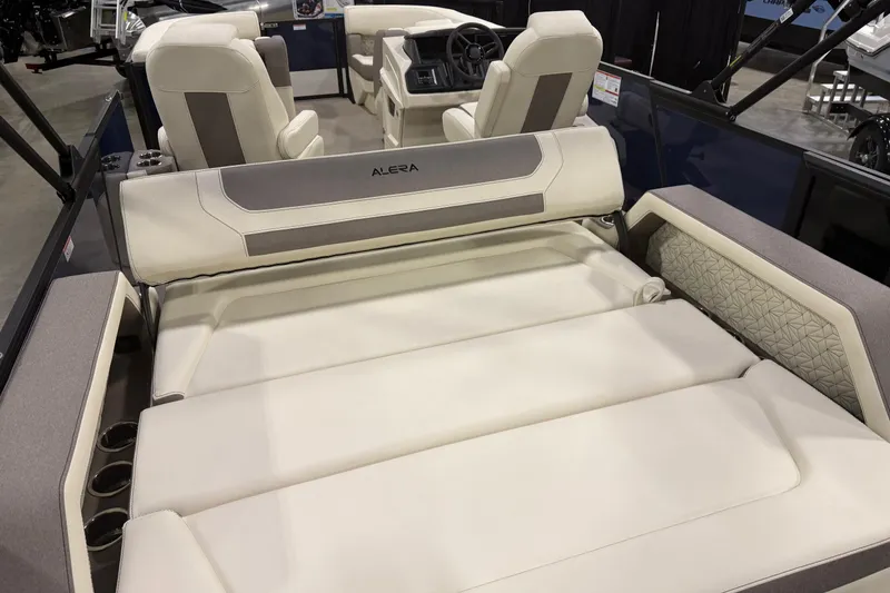 Slide: The Image of 2026 Alera M23L boat interior with luxurious seating and modern design. - 4