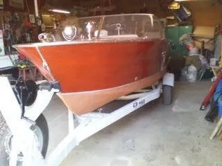 Slide: The Image of Chris-Craft 17 Ski Boat 1957 - 1