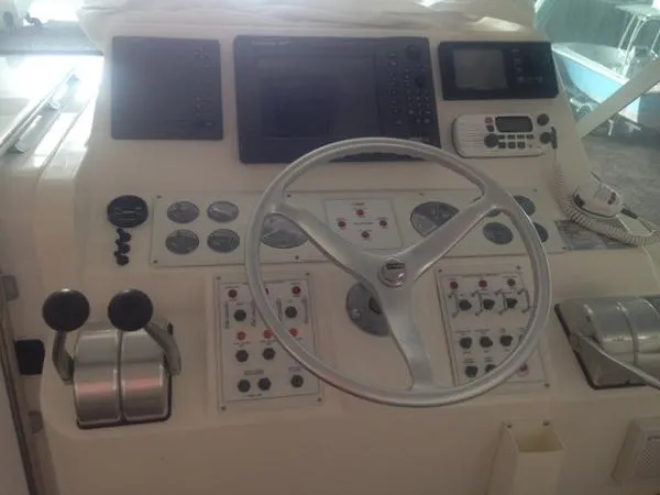 Slide: The Image of Viking Aft Cabin Motor Yacht 1990 - 7