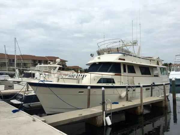 Slide: The Image of Hatteras 58 Wide Body Motor Yacht 1987 - 0