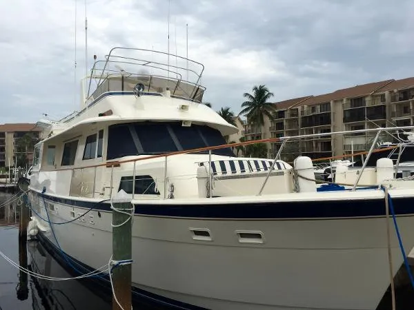 Slide: The Image of Hatteras 58 Wide Body Motor Yacht 1987 - 2