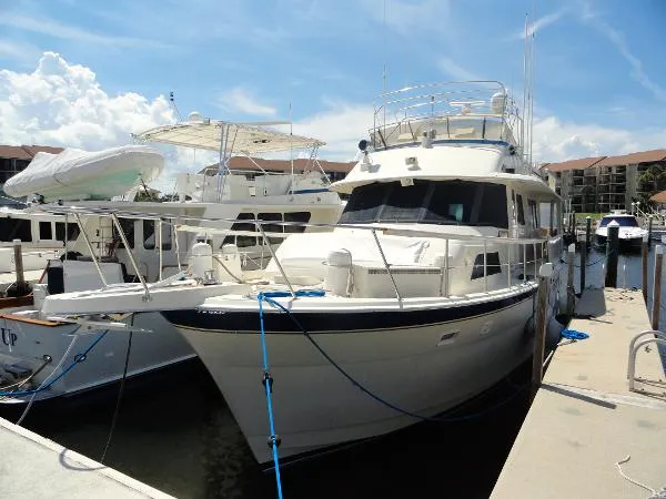Slide: The Image of Hatteras 58 Wide Body Motor Yacht 1987 - 3