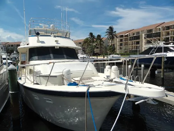 Slide: The Image of Hatteras 58 Wide Body Motor Yacht 1987 - 4