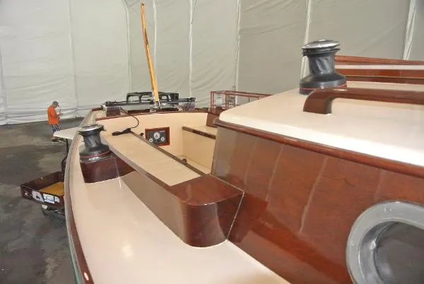 Slide: The Image of Hank Hinckley Boat Builders Great Harbor 26 2013 - 10