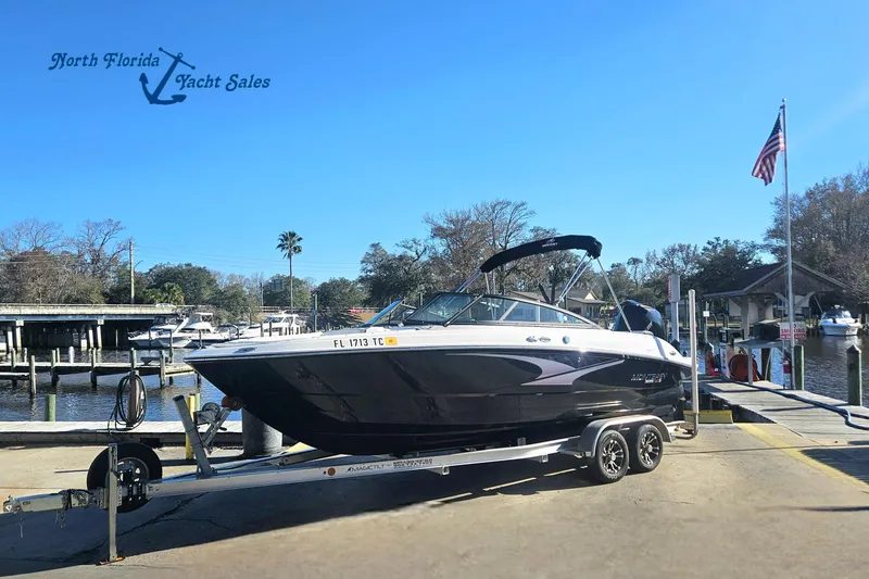 The Image of 2022 Monterey M-225 boat on trailer at North Florida Yacht Sales dock. - 0