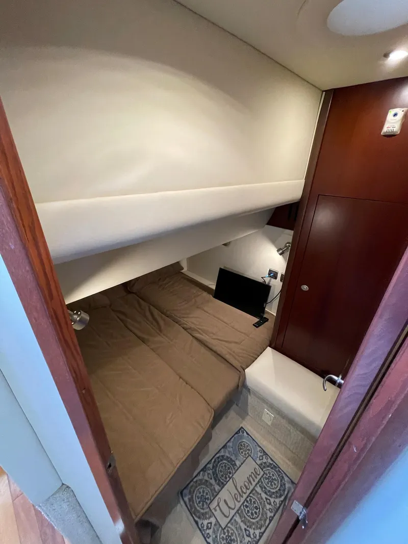 Slide: The Image of VIP STATEROOM W/TWIN BUNKS THAT CONVERT TO QUEEN BERTH FOR VERSATILITY - 28